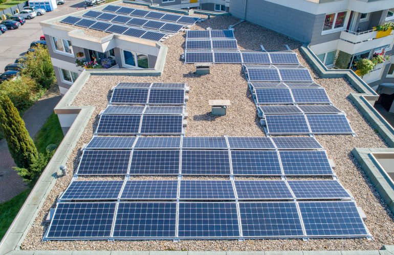 Solaranlage für Fabrik